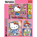 Puzzle 2x200 tükki hello kitty ja sõbrad