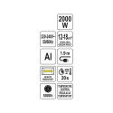 Infrapuna küttekeha 2000W YT-99530 YATO