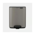 Brabantia Bo Pedal Bin 7L - Platinum