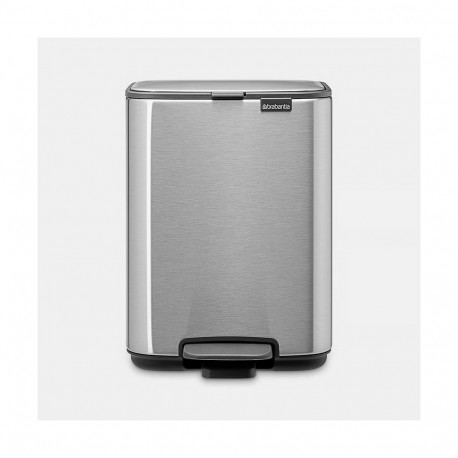 Brabantia Bo Pedal Bin 4L - Matt Steel Fingerprint Proof