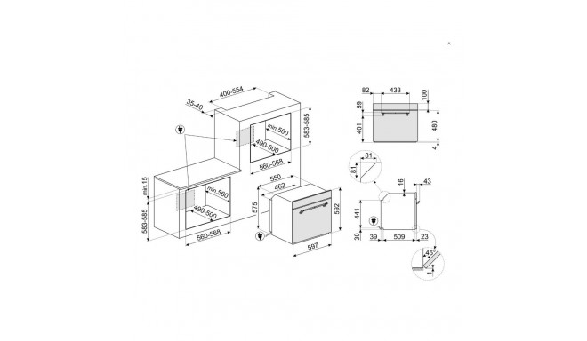 Built-in oven Smeg SF700AO