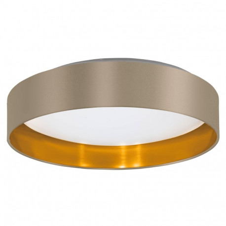 PLAFOND LED MASERLO 38cm taupe/kuldne