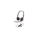 Poly Headset Blackwire 8X228A6 3220 must kõrvaklapid