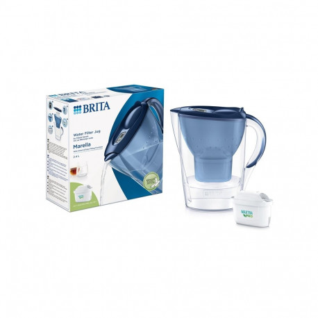 BRITA MARELLA Mxpro water filter jug, 2.4 l, blue