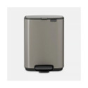 Brabantia Bo Pedal Bin 4L - Platinum