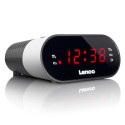 Lenco CR-07 White Radio clock