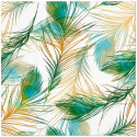 NAPKINS PAPER FEATHER COMP 33X33CM 20PCS