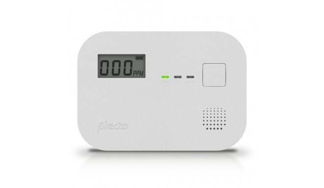 Alecto Carbon monoxide alarm w. 10 year sensor runtime a.display