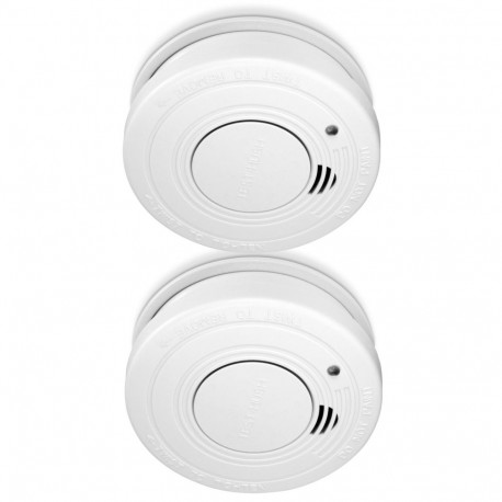 Alecto Rauchmelder mit 5 Jahren Batterielaufzeit, 2er-Pack