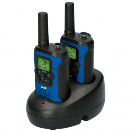 Alecto walkie-talkie 2-osaline komplekt 7 km ulatus, sinine/must