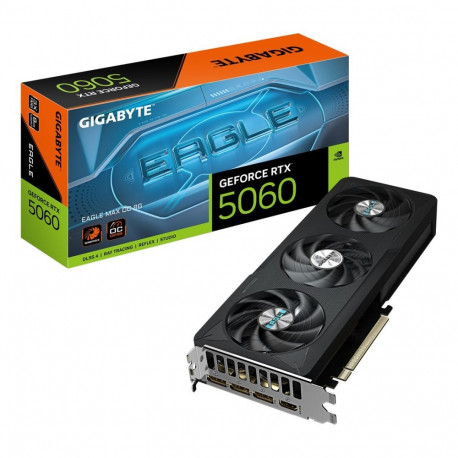 GIGABYTE GeForce RTX 5060 EAGLE MAX OC 8G Graphics Card - 8GB GDDR7, 128bit, PCI-E 5.0, 2550 MHz Cor
