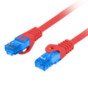 LANBERG PATCHCORD S/FTP CAT.6A 1M punane LSZH