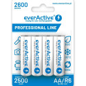 laetavad akud everActive Ni-MH R6 AA 2600 mAh Professional Line