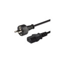 SAVIO 1.8 m Schuko (M) toitekaabel – IEC C13 1.8 m CL-138