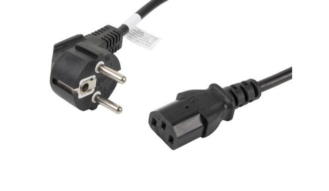 Lanberg CA-C13C-11CC-0018-BK toitekaabel must 1.8 m C13 pistik CEE7/7