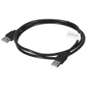 Lanberg CA-USBA-20CU-0010-BK USB-kaabel 1 m 2.0 USB A must
