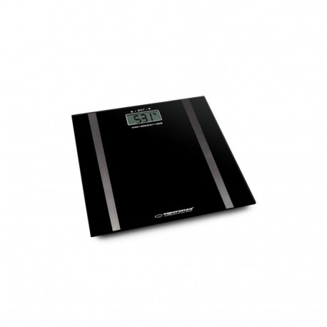 Esperanza elektrooniline kehakaal EBS018K ristkülikukujuline, must