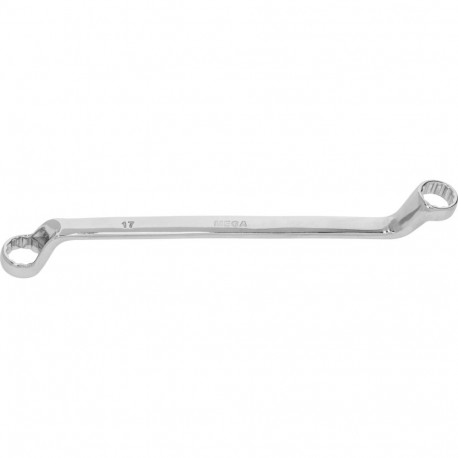 Klucz oczkowy odgięty 16*17, cv