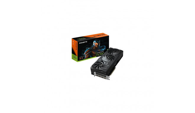 GIGABYTE GeForce RTX 5090 WINDFORCE OC 32G Graphics Card - 32GB GDDR7, 512bit, PCI-E 5.0, 2467MHz Co