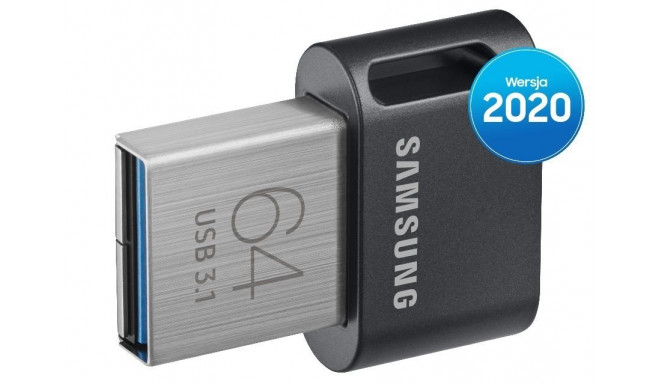 Samsung mälupulk 64GB FIT Plus USB 3.1, hall (MUF-64AB/AP)