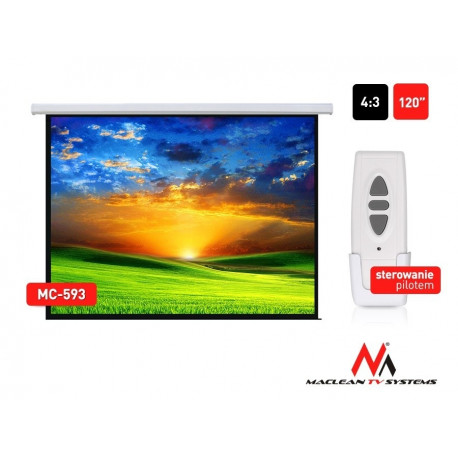 Electric projection screen MC-593 120 "240x180 4: 3 wall or ceiling