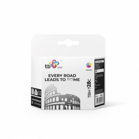 Ink TBH-728C (HP No. 28 - C8728A) Color remanufactured