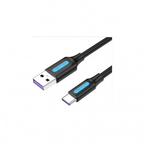 CABLE USB-C TO USB2.0/2M BLACK CORBH VENTION