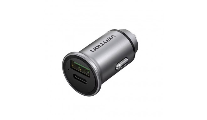 MOBILE CHARGER CAR USB/2P GRAY FFBH0 VENTION