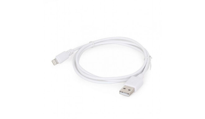 CABLE LIGHTNING TO USB2 2M/WHT CC-USB2-AMLM-2M-W GEMBIRD