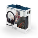 HEADSET STEREO BLACK/MHS-03-BKRD GEMBIRD