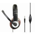 HEADSET STEREO BLACK/MHS-03-BKRD GEMBIRD