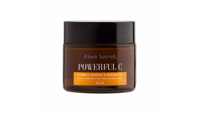 ALMA SECRET POWERFUL C antiedad iluminadora moringa SPF30 50 ml