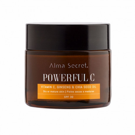 Alma Secret näokreem Powerful C sära andev vananemisvastane tšiia SPF30 50ml