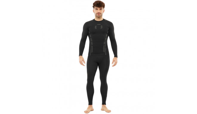 Bielizna termoaktywna męska Viking Eiger 2.0 czarno-szara 500-27-3361-0908 2XL