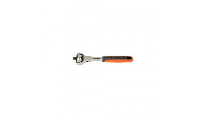 Bahco 1/4" swivel head ratchet – 270° rotation, 72 teeth, 149mm, steel with micro-matte finish