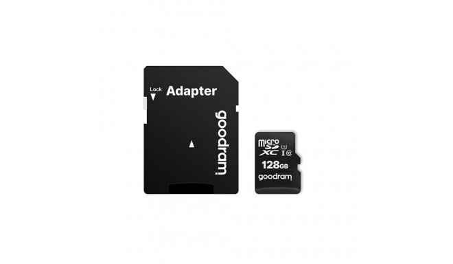 GoodRam memory card microSDXC 128GB C10 UHS-I 100/10 MB/s + adapter