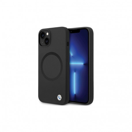 BMW BMHMP14SSILBK2 Back Case for Apple iPhone 13  / 14 / 15