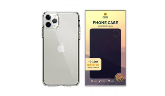 Mocco Original Clear Case 2mm Silicone Case for Apple iPhone 12 / iPhone 12 Pro Transparent