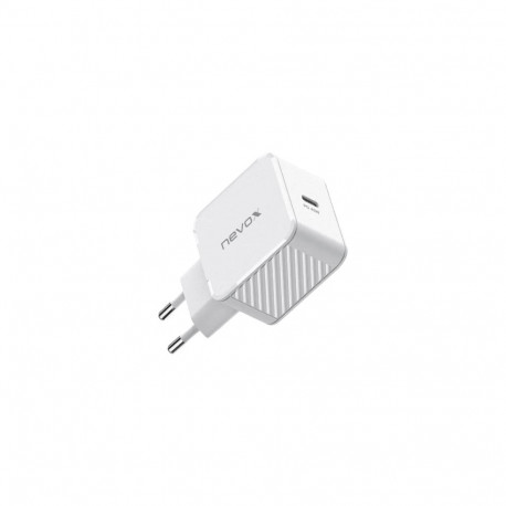 Nevox laadija 45W USB-C PD GaN, valge