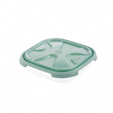 FOOD CONTAINER SQUARE NORDIC GREEN 0.55L