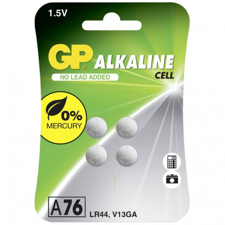 1x4 GP Alkaline LR44  A76