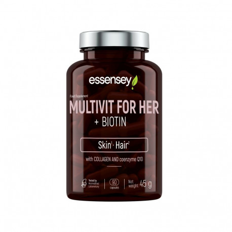 Multivitamiin naistele TREC ESSENSEY MULTIVIT FOR HER + BIOTIN 90 kapslit
