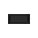 RACK CABINET 19" WALL-MOUNT 4U/600X600 (FLAT PACK) V2 BLACK LANBERG