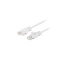 PATCHCORD CAT.6 UTP 0.25M WHITE FLUKE PASSED LANBERG