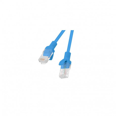 PATCHCORD CAT.5E UTP 1M BLUE FLUKE PASSED LANBERG 10-PACK