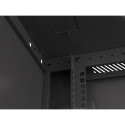 RACK CABINET 19" WALL-MOUNT 4U/600X600 (FLAT PACK) V2 BLACK LANBERG