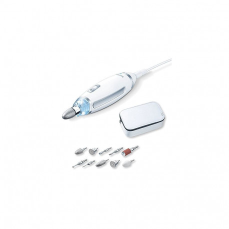 Beurer manicure & pedicure set MP 6, white/silver