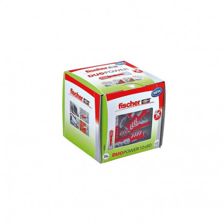 Dübel DUOPOWER 12x60 LD (hellgrau/rot, 25 Stück)