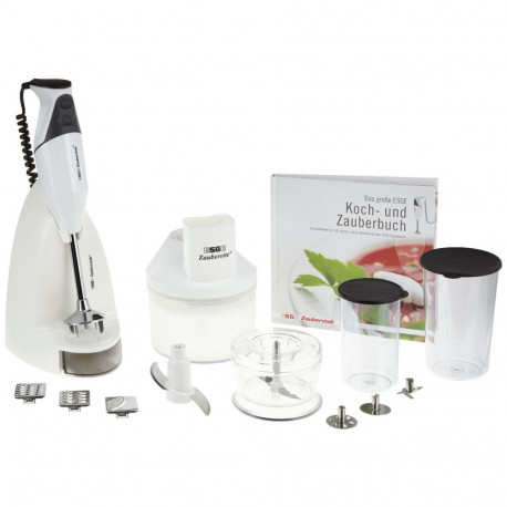 ESGE-Zauberstab sauvblender M 200 Superbox 200W hakkuriga Zauberette Zauberbasis tassikomplekt kaant