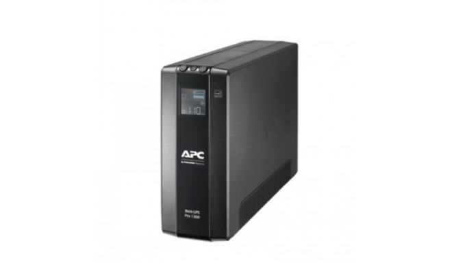 APC BACK UPS PRO BR 1300VA, 8 OUTLETS, AVR, LCD INTERFACE